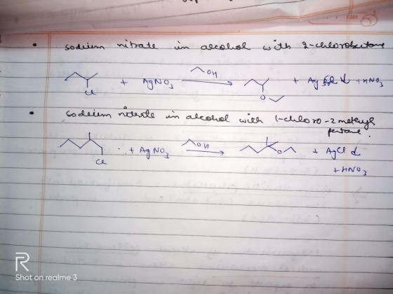 sodiem nipate in alcohol with 2-chlorobetone nom Y & Agno, e n & Aged to thno, delem neuerste in alcohol with con chloro-2 me