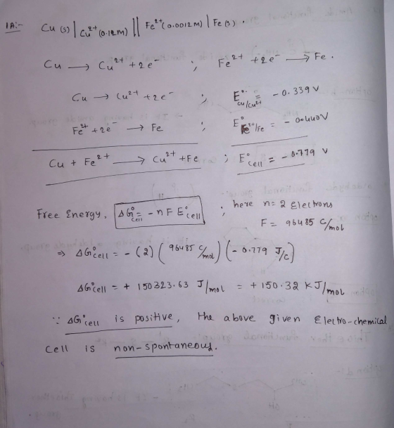 VA- Cu ce cut o rem) Il Fe.0012 m) | Fe B). Cu Cu2+ + 2 en at the Fe. Cu Cu²+ tré » - 0.339 Fettre e , Eretre = – och Cut Fe