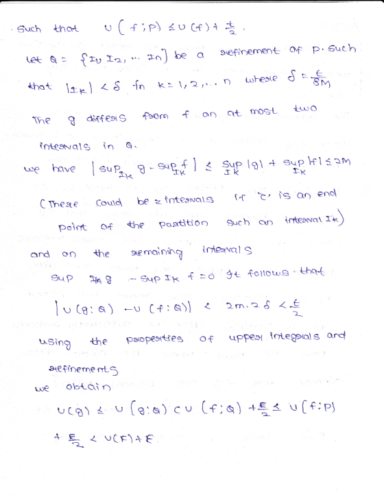 Such tho The differ S fsom fan at most, tuo ntesals in S we have SuP CThee Coutd be Intesval end Point of the Pastition Such