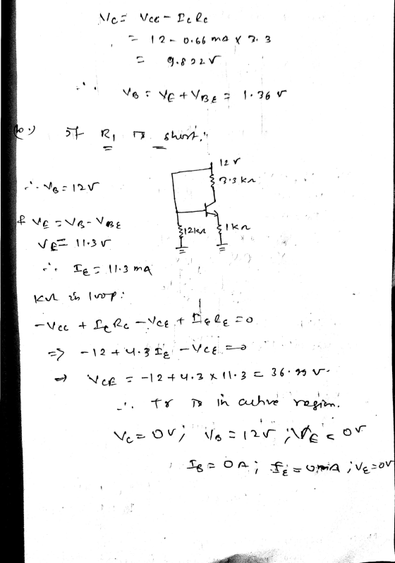 Ne Nce Nce I c Rc 12. 0.66 MAY 2, 3 9.822r VB VE 4 Y BE A 1:36 V لام of Ri shost 12r B.3kn No=128 & VE-VB-VBE Eizkr Z lkn V