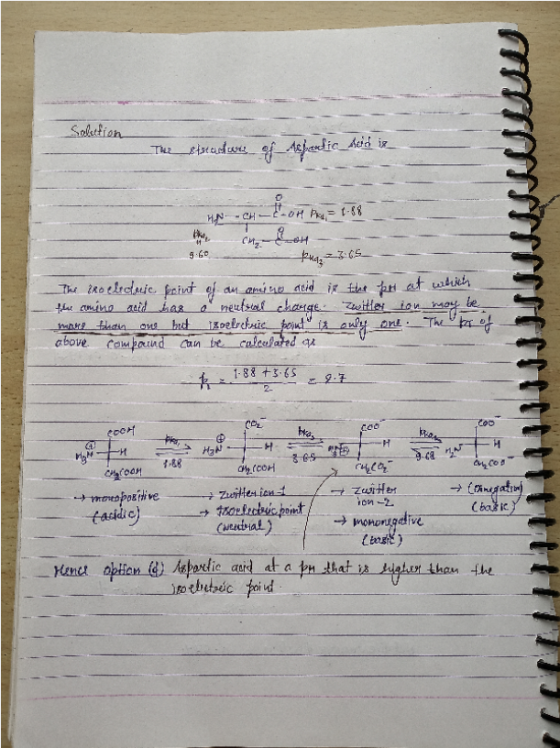 Solletion Thuz_ staw of_Mehandic_ddd ir Nacht On Phy, = 1.88 H - - 9.60 The troelectric point of an amino acid is the pH at w