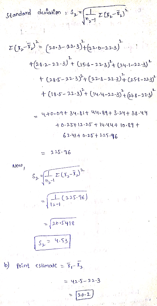 Standard deviation 1 2 3 4 1 2 08.-ig z(x,-F) = (2013-22-3)+(22-0–22.3) +(24.2-22.5)+ (15.6-22-3)*+ (24.-22-334 +(28-5-22-3)*