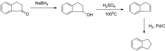 NaBH4
H2SO4
100°C
OH
H2, Pd/C