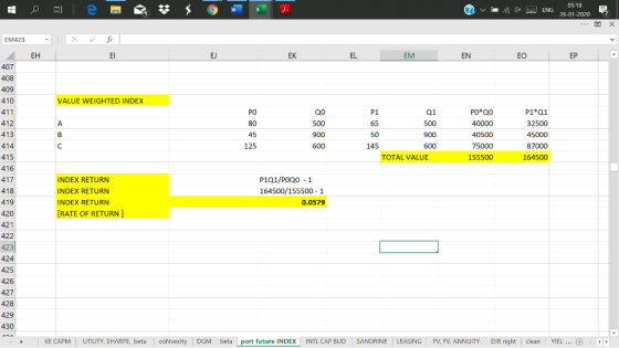 ve 1x 05-18 ENG 26-01-20207 EM423 X fx EL EH EJ E K E L EM EN EO EP _A VALUE WEIGHTED INDEX PO QO 80 500 900 600 407 408 409