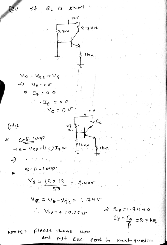 fe.) of R2 18 short 12V 3.3 kn Putin pen VB = Voetve B=or = Iz = oA IĘ zoa VC-ov LIe 12V (d, u7 1 12k ika G-f-loop -12 - Ve