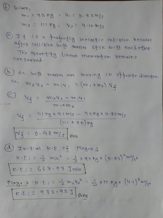 Tt isnlas tic collitton beeause aftes coll 150 n both marer stick with each othes The uantity limeas momentum vemain s aphoit