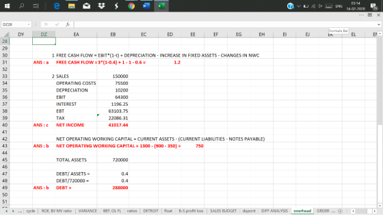 | 0 = a = 3 3 4 5 w ? v 1x ENG 03-14 14-02-2020 26 - DZ28 2DY X DZ fix E A EB E C ED EEEF EG EH EL EJ Eormula Bar EL EN 1 FRE