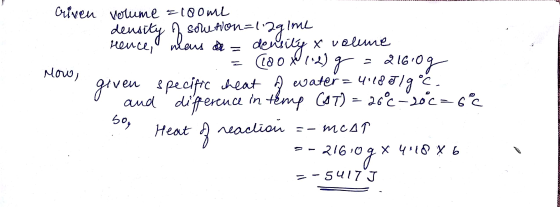 Mow, Given volume =18ome density of solution=1.2gine Hence, mais de = density x volume ( 0 V2) = 2 là 10% o given specific ch