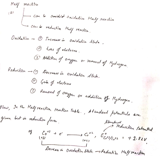 Hall reaction 1 t can be onides Onidation Haly reaction - caur á reduction Hely reactica, Ovidactico s O Increase in Ourolati