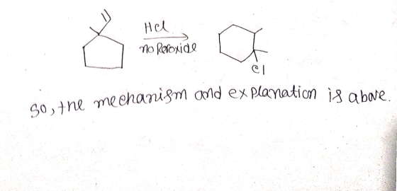 Hel mo peroxide mechanism and explanation is above So, the mechanism and