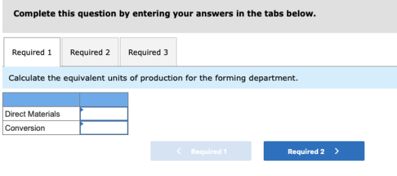 Complete this question by entering your answers in the tabs below. Required 1 Required 2 Required 3 Calculate the equivalent