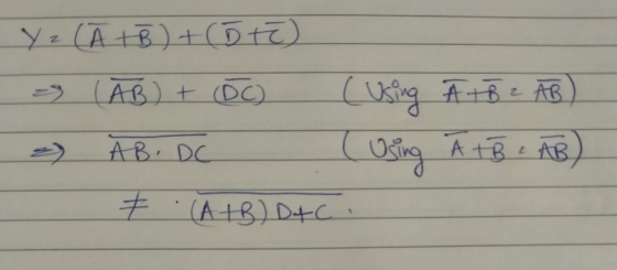 Yz (A+B) +5 to = ( (AB) + (DC) (using A + B 2 AB ( B Using A + B e AB) AB, DC Ť (A+B) DAC