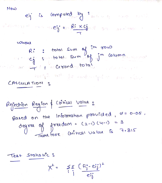 Now ܘܝ eij is computed by Rix cj eiji wheel ith row Ri ܘ ܘ total sum of i total. Sum cj of ith column T Grand total CALCULATI