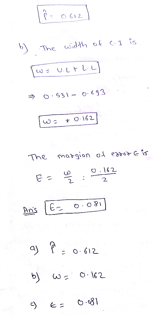 612 The widthc ラ 0.531-0.613 The margiono,( emres- . 162 2 2. 612