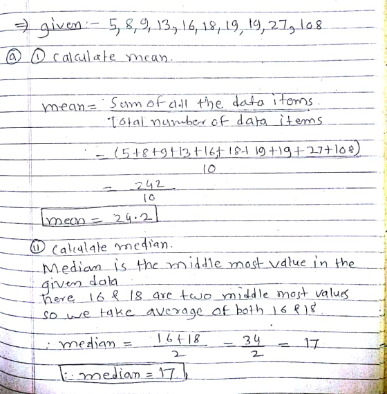 6tal munes of daha es Median is the İddie most value in the o uwe tdke average af boll 6 median6+18 3 2 2