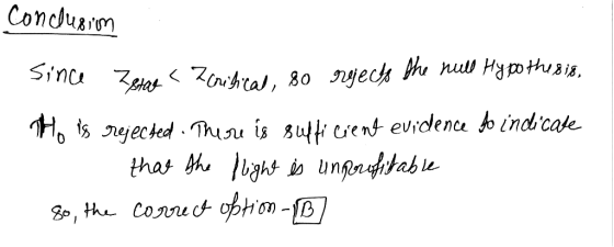 Concdusm Sinc Zintal, 80 yec thu nu Hyothuis H is ejected Thuu is sufi crent evidence fo indicate that bhllght o unntab le 3o