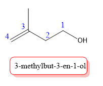 он 3-methylbut-3-en-1-ol