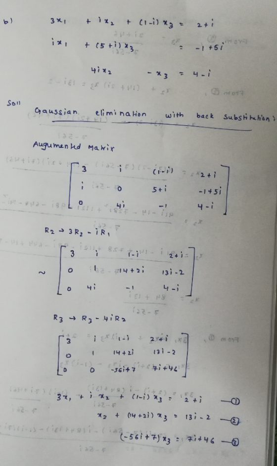 3x tìx2 tい.hx3= 2+; 5 Son Gaussianeli mi na Hon with baek Substhhon Augumen hd Mawix 5+115 0 -1 RN 나; L41 -i 3 14+2; 131.2