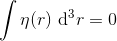 n(r) d’r = 0