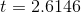 t=2.6146