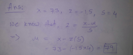 asut Et=x. troys coux ar 4= 5 51 - 2 m-x = 7 => M = -215) = 73-.(-1.5x4) = 791