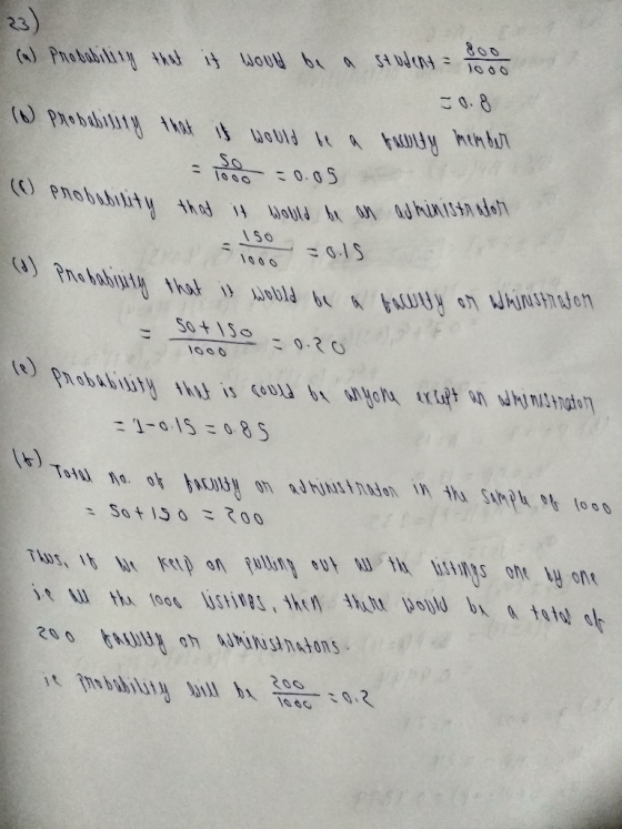23) (a) Phobablihd Wou b a studcny 800 Joa0 J0.8 (W Plebab at i would yhu So t0.05 Phobshility ISo Sot ISo - 0.20 1000 yor rt