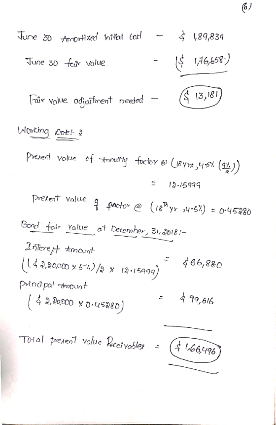 S (,89,839 Nune 30 -for value 13,18I Value adjorment needed WoYting oel- 2 ef -tnnury txtoY @し(8ym,45% (gy) 9.15999 factor a