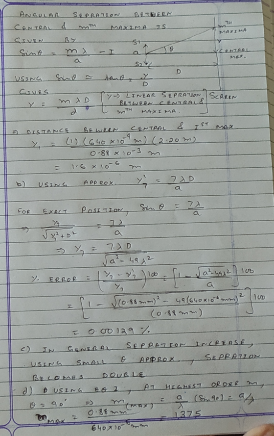 Ти MAXIMA 7 0 ANGULAR SEPRAZLON B&BUEEN CENTRAL & MAXIMA S GIVEN Sind mx S2L USING У GIVES - LINEAR SEPRATION SCREEN y BETWEE