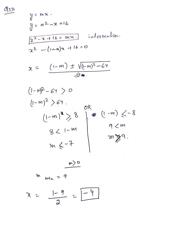 Я з т . 9 - 12.-х +, 2²-x+16= ma ļ intersection. z? — (1.- m) 4 16 го за (1-т) + Vt-m2 — вч ОК (1-2 - 6ч о 11-т)? 261. (1-m)*