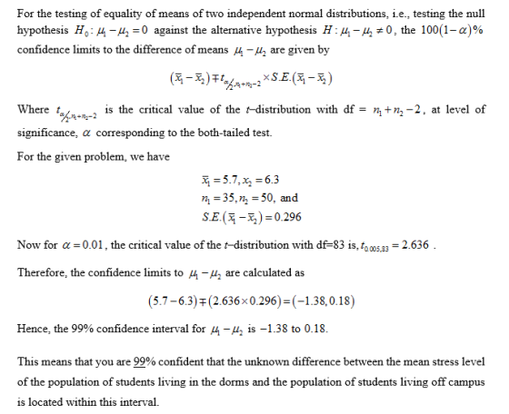 For the testing of equality of means of two independent normal distributions, i.e., testing the null hypothesis H.:41-42 = 0