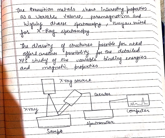 Aheu nteresty ppests Tae transition metals as a variable valenuo, paramagnts and. hlouy diuee etrosepytaa Je X-Ray Apeteney s