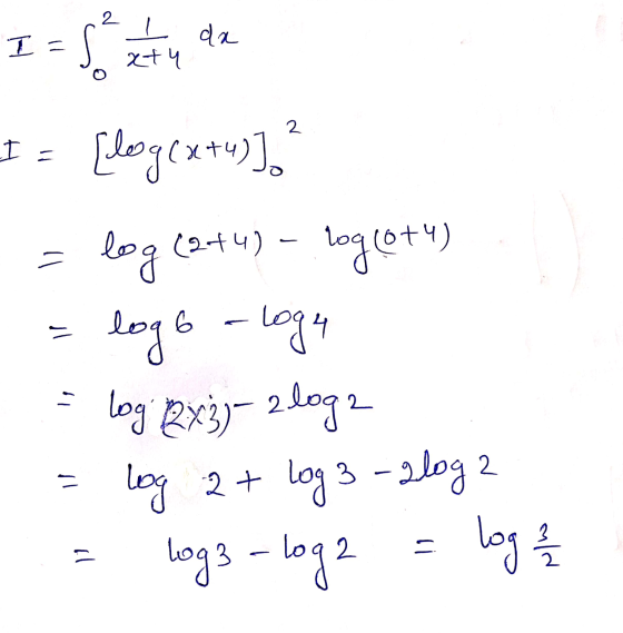 I da ) 2 I = I=5*** (log(x+4)). = log (244) - toglot4) loge log 2x3 - 2log 2 log 2+ loga 3-glog log3 - loga = log logy 2 ul -
