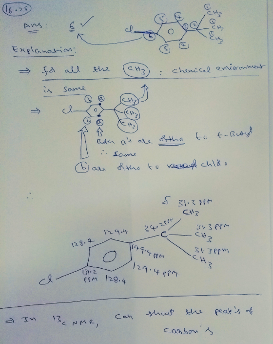 ONO Ang su 973 Explanation: for all the (CH3). chemical environment is same ch Both as are of the to t-Butyl i same 6 are of
