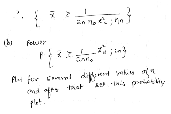 { ? annota; na} Power X I Xa; an} (6) anno - Plot for several different values of and after that set this probability a plot,