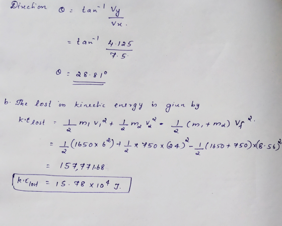 Direction © : tanl Nr. tant 4.125 7.5. 0 28.81 (1650x6€) + Vy kinectic energy Imiv,elt I mer van de 4 cm,tma) vf P. * 450 x64
