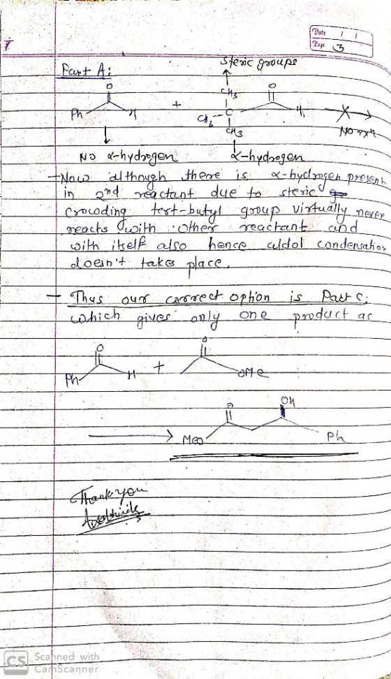 tenic groups CH3 90-9344 No a-hydrogen 4-hydrogen tNow although there is a bydlingen present in and reactant due to sterica I