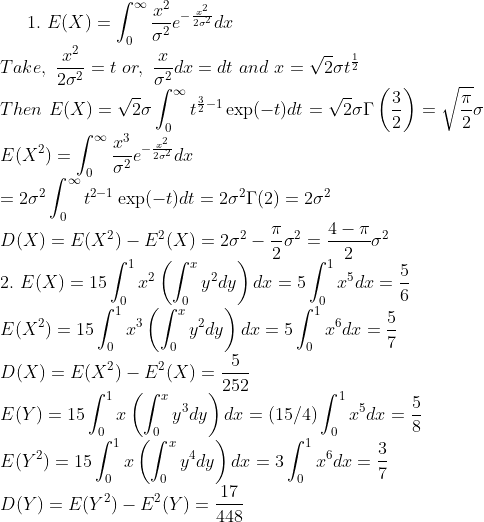 Take. E(X) = 0 252 17 448