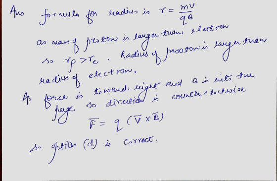 Aus ra formelle readino is for mu 96 ei tuen electron as man atuan so rp >re Radius electrow, to wand and B is into the count