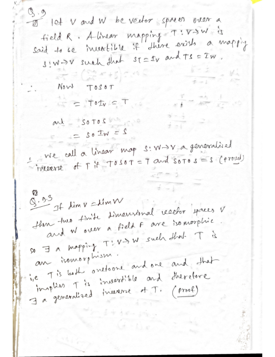 s = so IN implies T i invertible and therefore let v and w be vector spaces over a field R. A linear mapping Tirawis said to