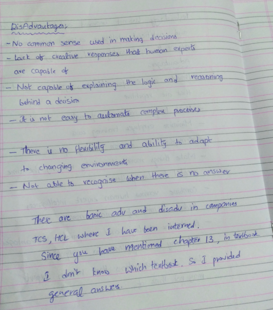- No commm sense used in making decasims ave capable ck and reasoning behind a decision not ecsy aulamata campler poceist 가ev