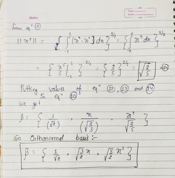 Page: Data: Notes n from ea nr?)) = f(no no I da 11 14) { 25 5 10 117 { 2 Putting valves of equ W 13) and (14) ( In eq (1 we