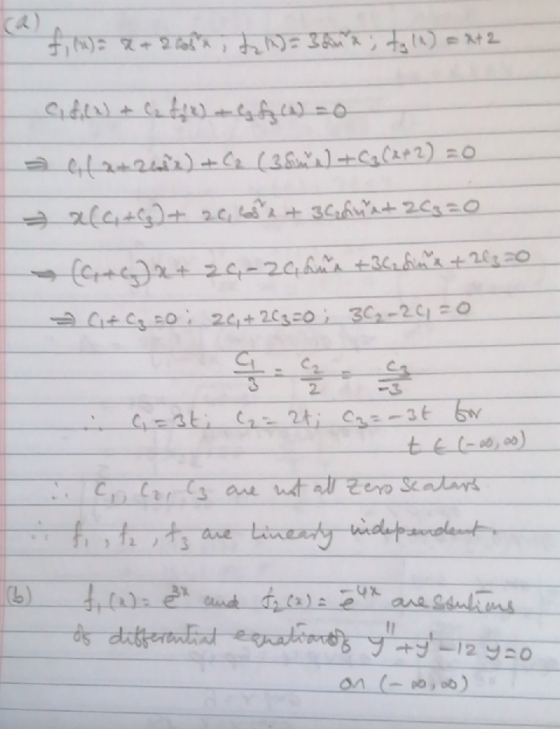 fi (1) = x + 2 5 , tz 12) = 3aux ; tg (A) = x+2 Cadila) + Cu får) on G f (W = 0 - (x+22082) + C2 (35m) + C2 (242) 20 → 2C0+g)