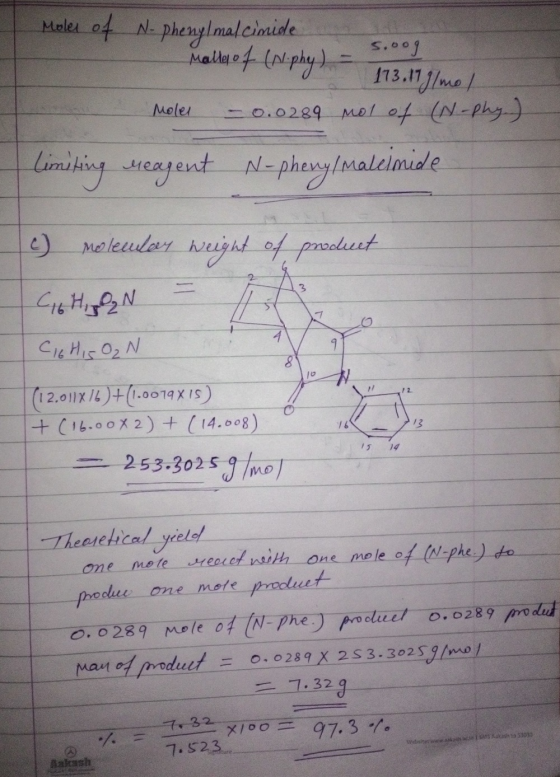 Phenylmal cinide Mole Lirn lo で2.ollwuJFC.oongxis) 73 13 14 253.3025 no Theesehcal yiele! pho 그.329 7.S23. Aakash