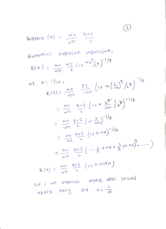 Bappbox (x) - Mo 201 HT Bionomial expansion expression, B(x) = more I ( 1+ ux%, 2)\/2 at x= 2/10, Bla) = no 2.176 (174(+)?/12