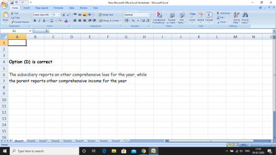 Con = New Microsoft Office Excel Worksheet - Microsoft Excel - 0 X Insert Page Layout Formulas Data Review View Home Cut = =