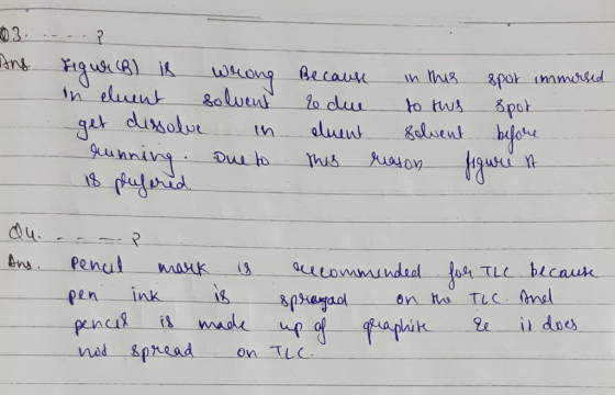 03. ----P And figur (B) is wrong in cluent solvent get dissolve in running. Due to 18 plufered Because re due duent this in t