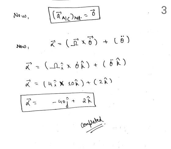 3 Now, lamic ner = 8 K - (x) + () Now I (rix o  + ( ö  ) 2 = (4 i* 10 Ŕ) + (2Ŕ. es 2= -4oft a completed