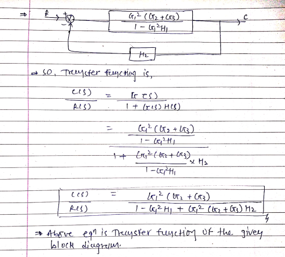6,2 ( +63) I-G2H so, Treyster function is els) Ris) = . Cc cs) 17 (248) HCS) t Co² (O2 +683) 1-69²41 6, ²(62 +673) in T-GHI 2