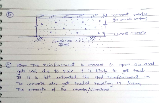 牙__ cement-mortar Concre te cted soil When the neinfasse ment is gets wet due to nain it is ik Tf it is left untxcatedThe steel nenfencementin cxposed to opem as and ely to th of The memerstnuctme