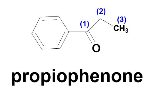 (1)/ CH3 propiophenone